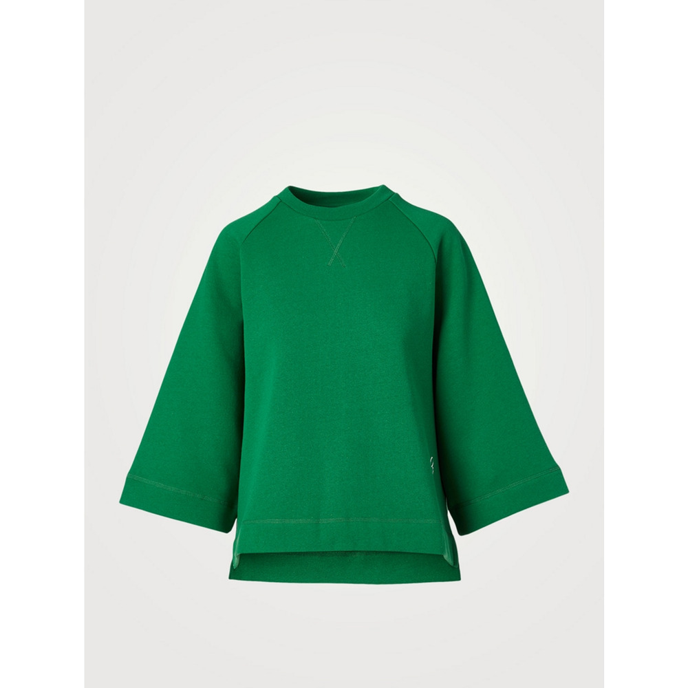 GANNI ISOLI Oversided Raglan Sweatshirt NWT Size XS Kelly Green